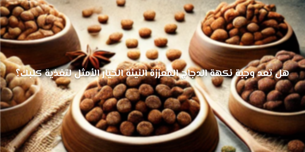 هل تعد وجبة نكهة الدجاج المعززة النيئة الخيار الأمثل لتغذية كلبك؟