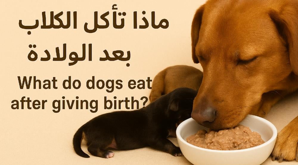 ماذا تأكل الكلاب بعد الولادة