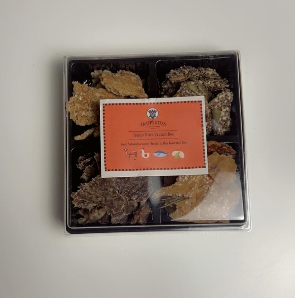 Trappy Bites Crunch Box – بوكس القرمشة الطبيعية (٤ نكهات)