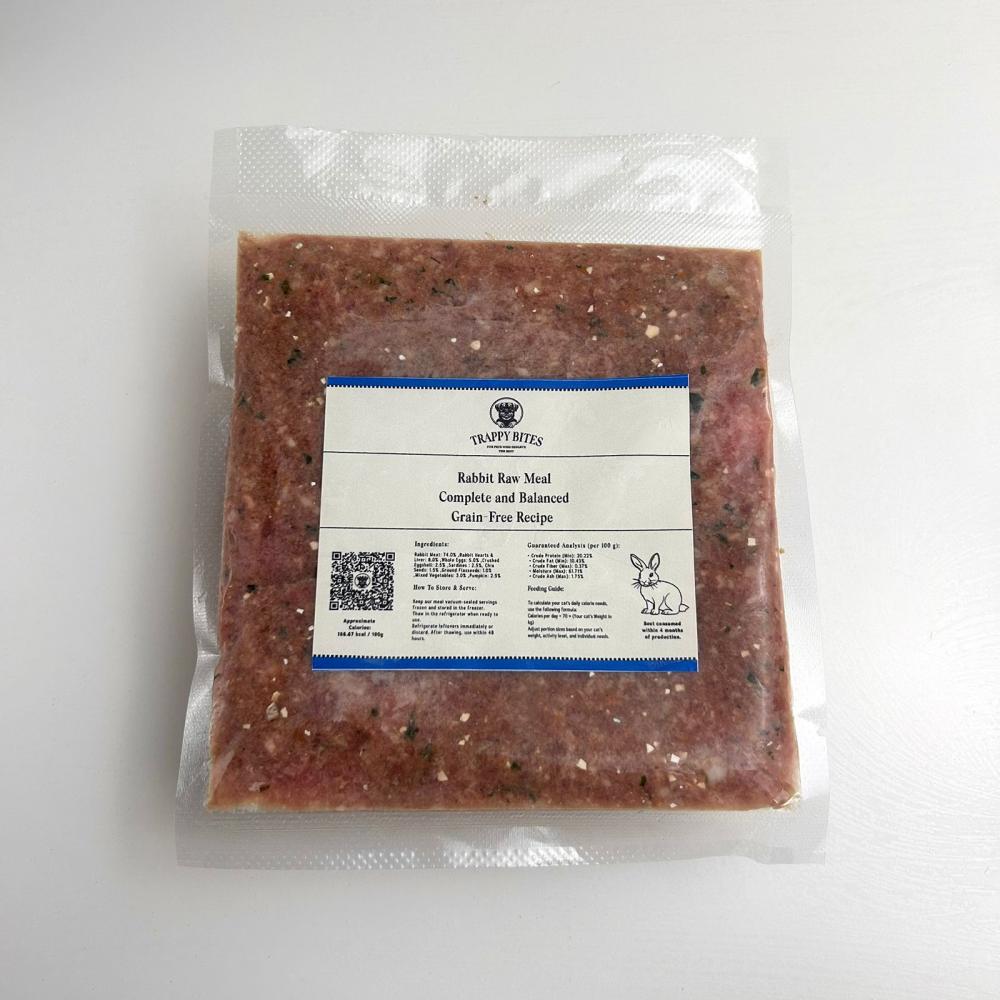 Rabbit Meal Nutritious for Cats - 150g (Gently Cooked or Raw)