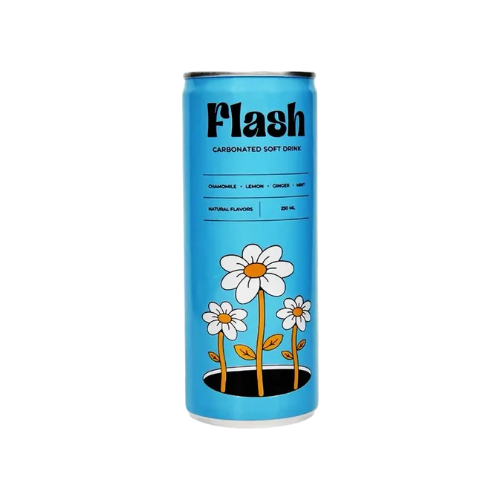 مشروب Flash غازي نكهات الطبيعية الزنجبيل - 250 مل
