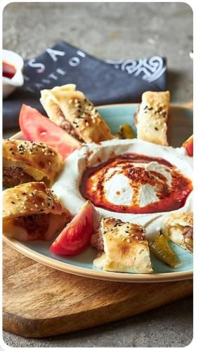 Mozzarella Kofta Roll with Bread/Beyti Sarma Peyni...