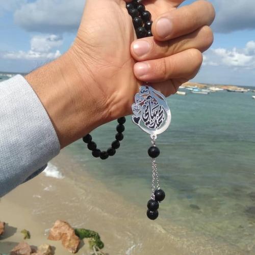 سبحه عقيق اصلي طراز فريد بالاسم