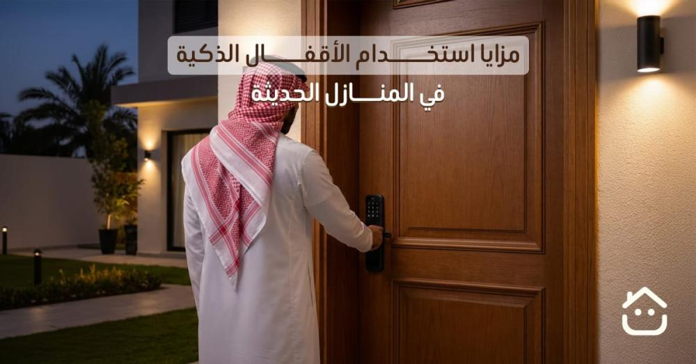 مزايا استخدام الأقفال الذكية في المنازل الحديثة