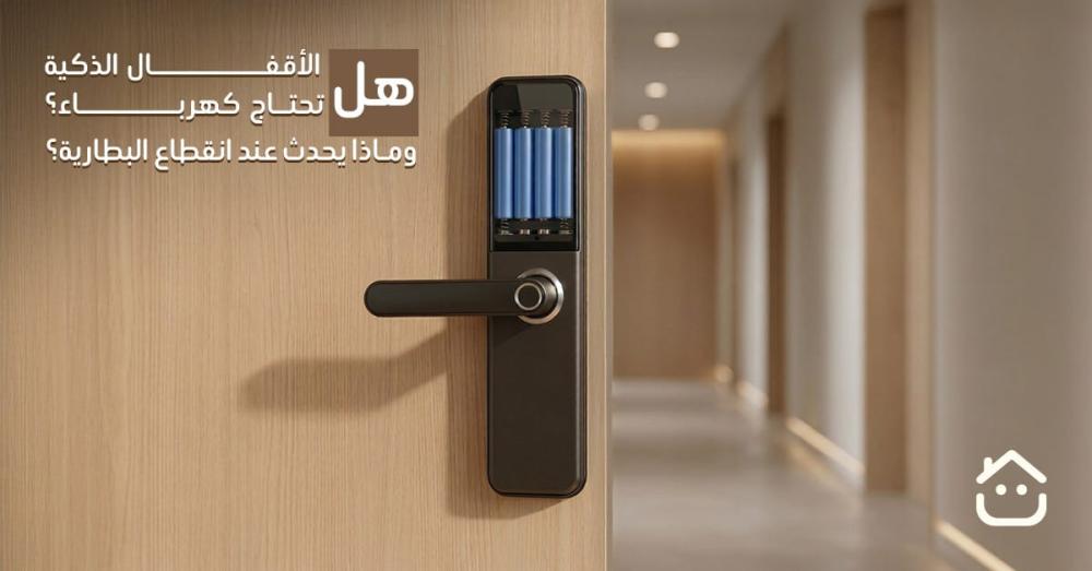 هل الأقفال الذكية تحتاج كهرباء؟ وماذا يحدث عند انقطاع البطارية؟