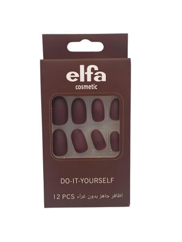 مجموعة أظافر جاهزة للاستخدام خالية من المواد اللاص...