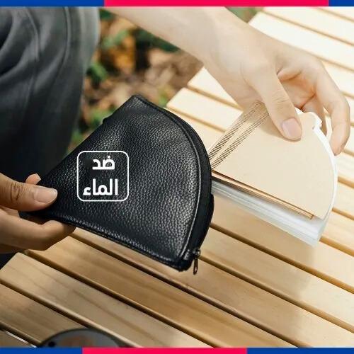 حافظة فلاتر مصنوعة من الجلد