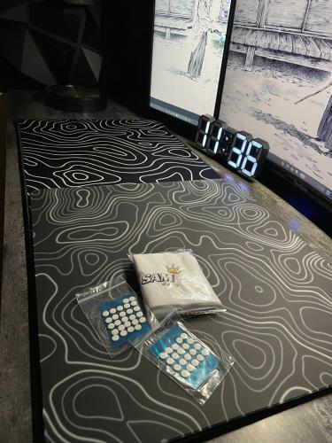 ماوس باد زجاجي اسود- GLASS PAD