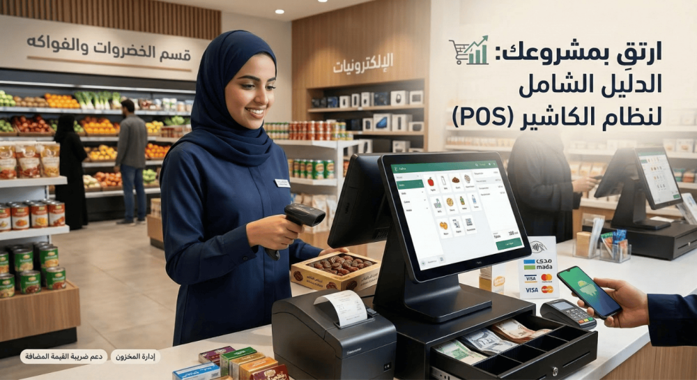 نظام الكاشير ونقاط البيع POS: الحل الذكي لإدارة المحلات والمشاريع التجارية