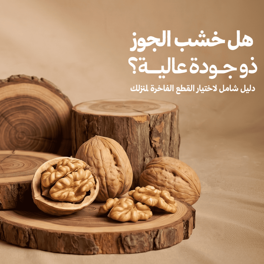 منتجات فاخرة مصنوعة من خشب الجوز الطبيعي عالي الجودة
