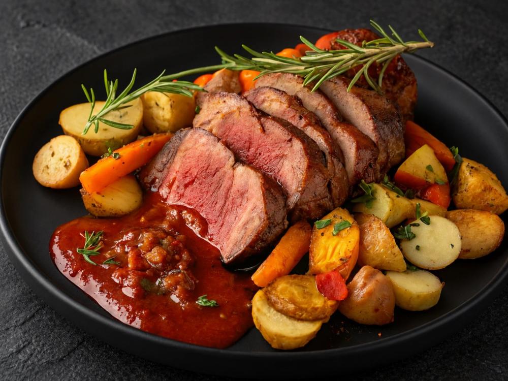 Oven-Baked Kashmiri Lamb with Vegetables: A Practical Tray Bake