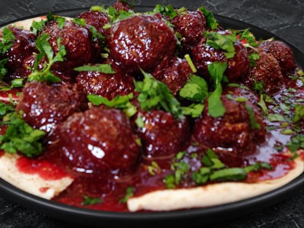 Cherry Kebab: Balancing Tartness and Sweetness with Meatballs
