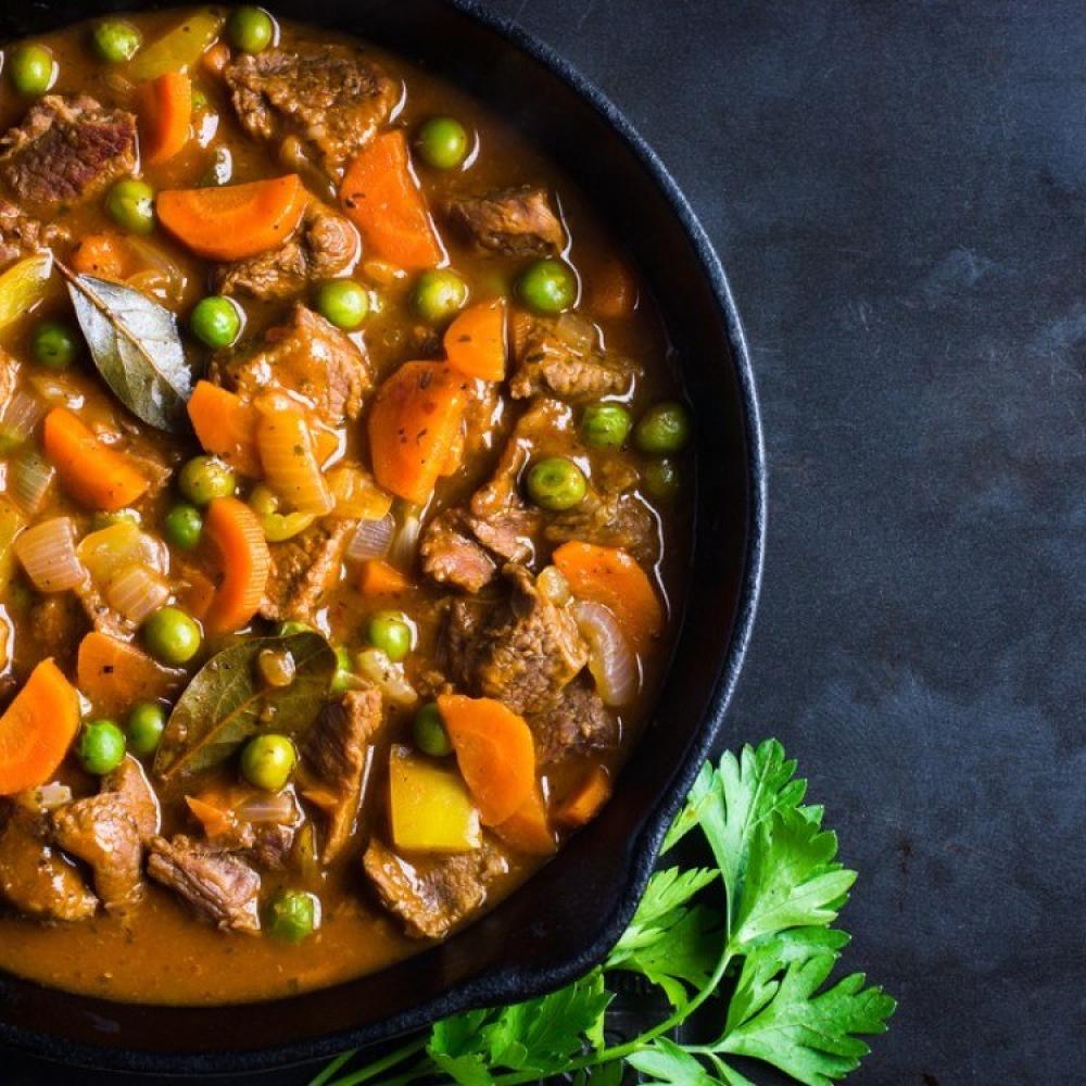 Beef with Peas and Carrots: A Stew to Serve with Rice