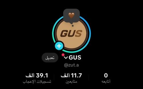 حساب تيك توك عربي 11 الف متابع