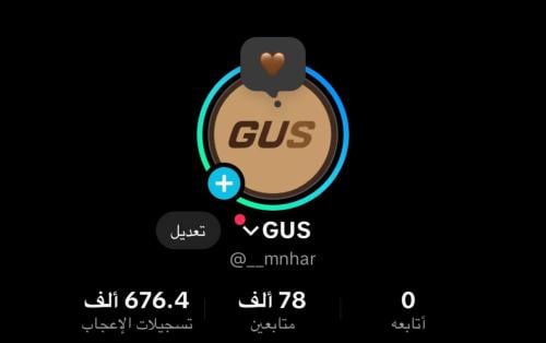 حساب تيك توك عربي 78 الف متابع