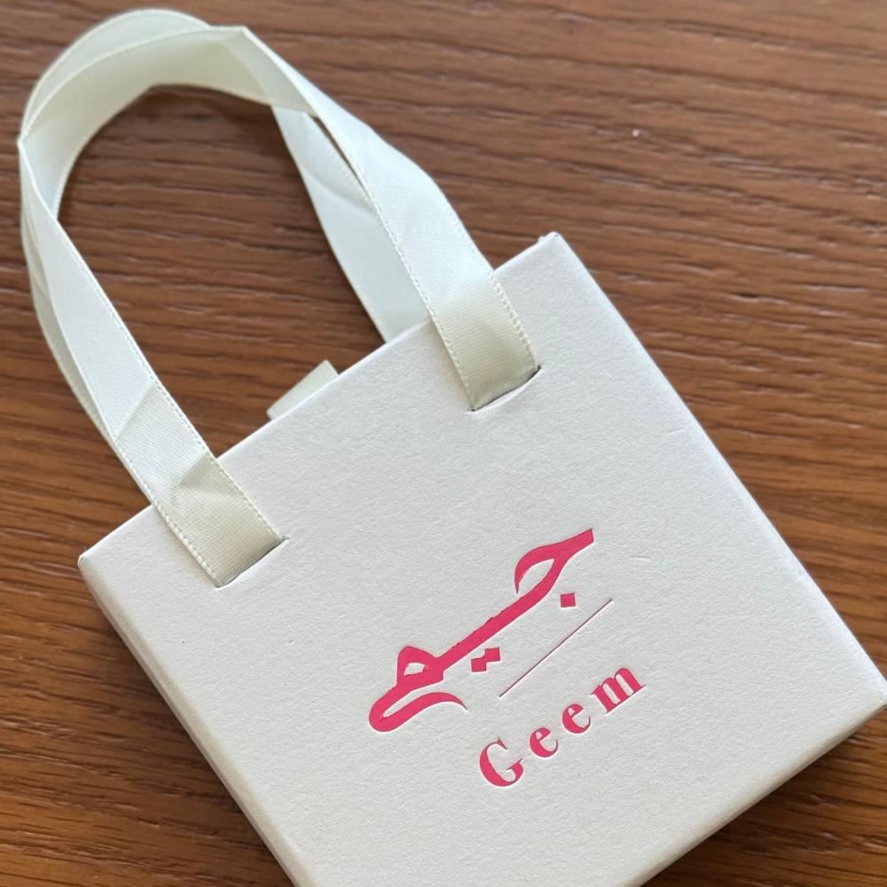 سلسال Raw Light  حجر طبيعي  وسلسلة ذهبية