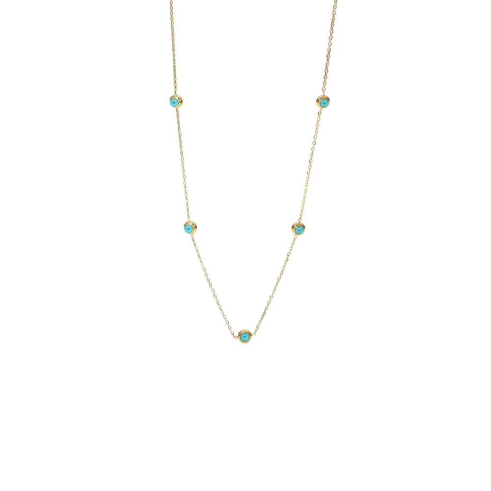 سلسال بلو أورا مطلي ذهب