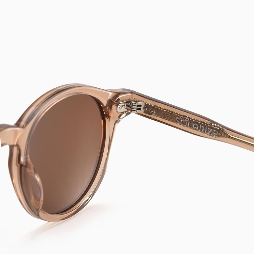 نظارة شمسية دائرية تصميم كلاسيكي للجنسين حماية UV400 بتصميم مريح