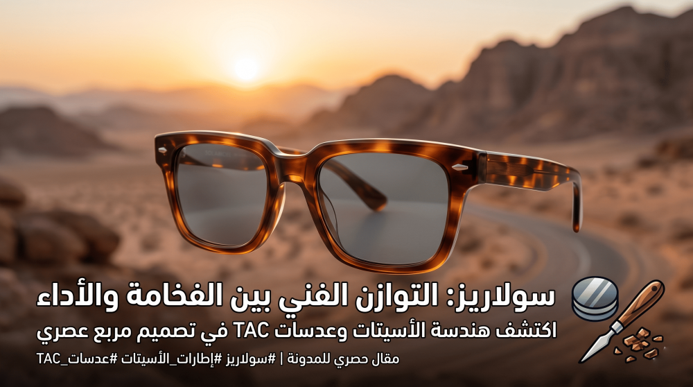 وضوح بلا وهج: ما هي عدسات TAC المستقطبة في نظارات سولاريز؟