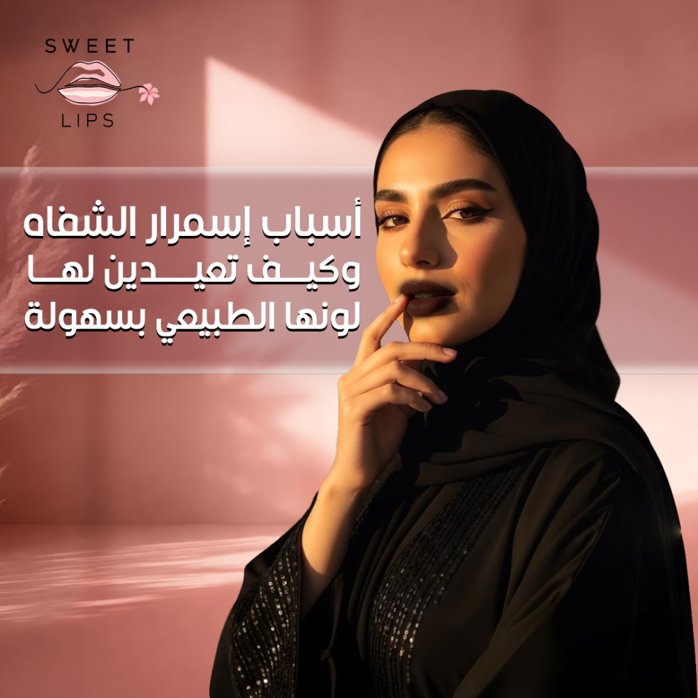 أسباب اسمرار الشفاه وكيف تعيدين لها لونها الطبيعي بسهولة