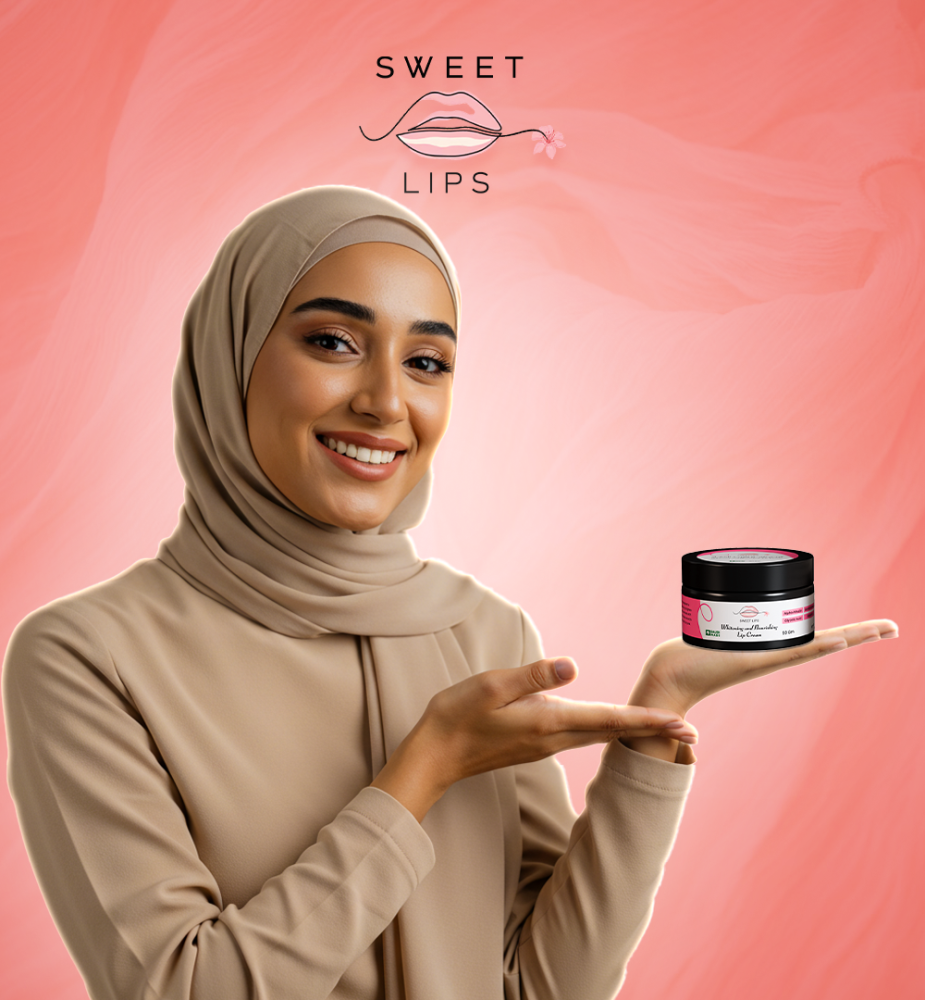 العناية بالشفاه الداكنة