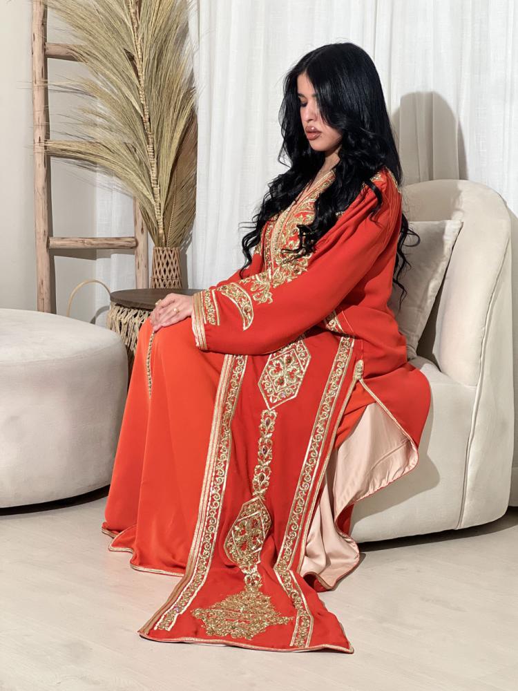 قفطان تكشيطة مغربية