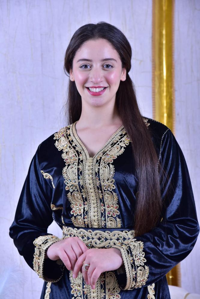 قفطان مغربي مخمل