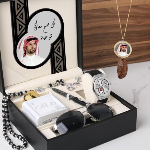 هديه انيقة طقم ساعه فاخرة مع مجموعه من الاكسورات ت...