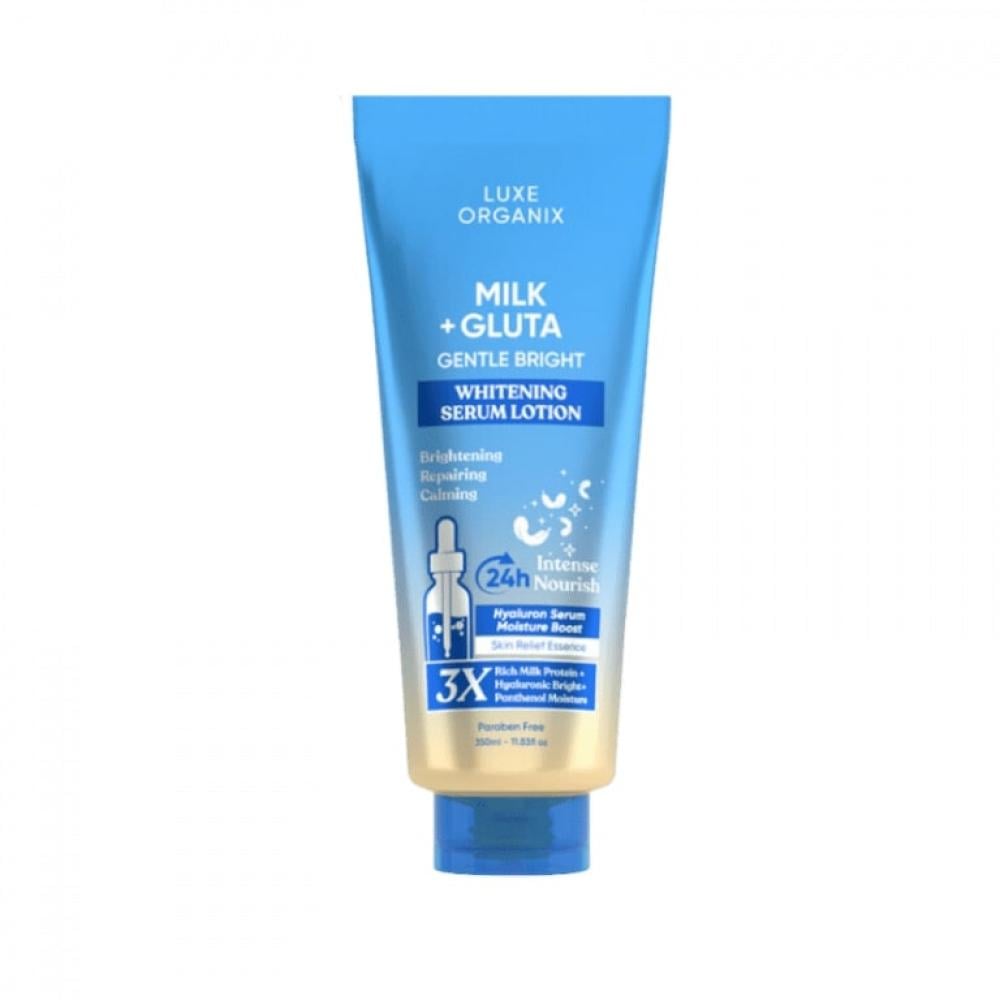 لوكسي اورجانيكس لوشن التبييض بالحليب العضوي /Luxe Organic Milk+Gluta Whitening serum lotion