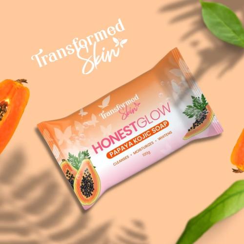 هونست جلو صابونه البابايا/Honest glow papaya soap