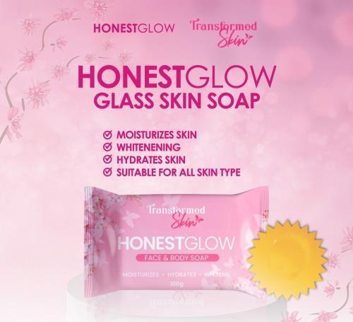 هونست جلو صابونه لبشره الوجه والجسم/Honest glow fa...