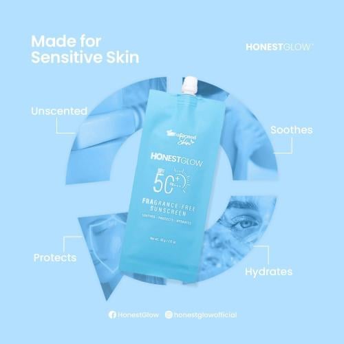 Honest glow fragrance free sunscreen/واقي الشمس Ho...