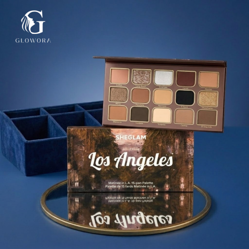 SHEGLAM MatinéE In L.A. باليت 15 لون علامة تجارية جمال مكياج ميكب مستحضرات تجميل للنساء الفتيات مثالي لفصل الصيف الربيع مثالي ل- Y2K أزياء أنيقة عيد الأم هدية حفلة جاهز أفضل لون