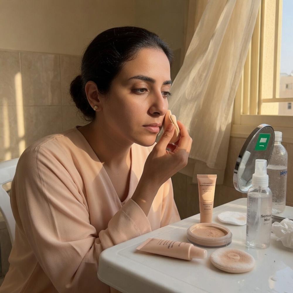 أسرار تثبيت المكياج في حرارة الشرق الأوسط