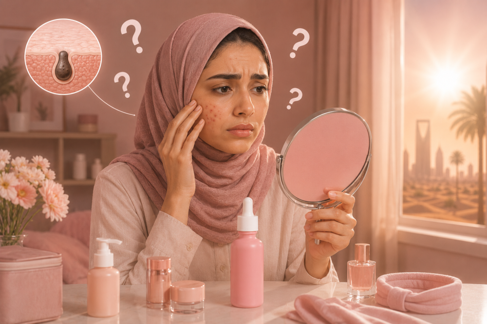 كيف تتجنبين انسداد المسام و تحصلين على لمعة صحية لبشرتك في صيف المملكة