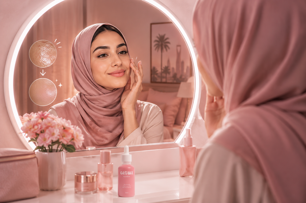 وداعاً للملمس الدهني: كيف غير سيروم Glow Me روتين السعوديات بفضل ميزة