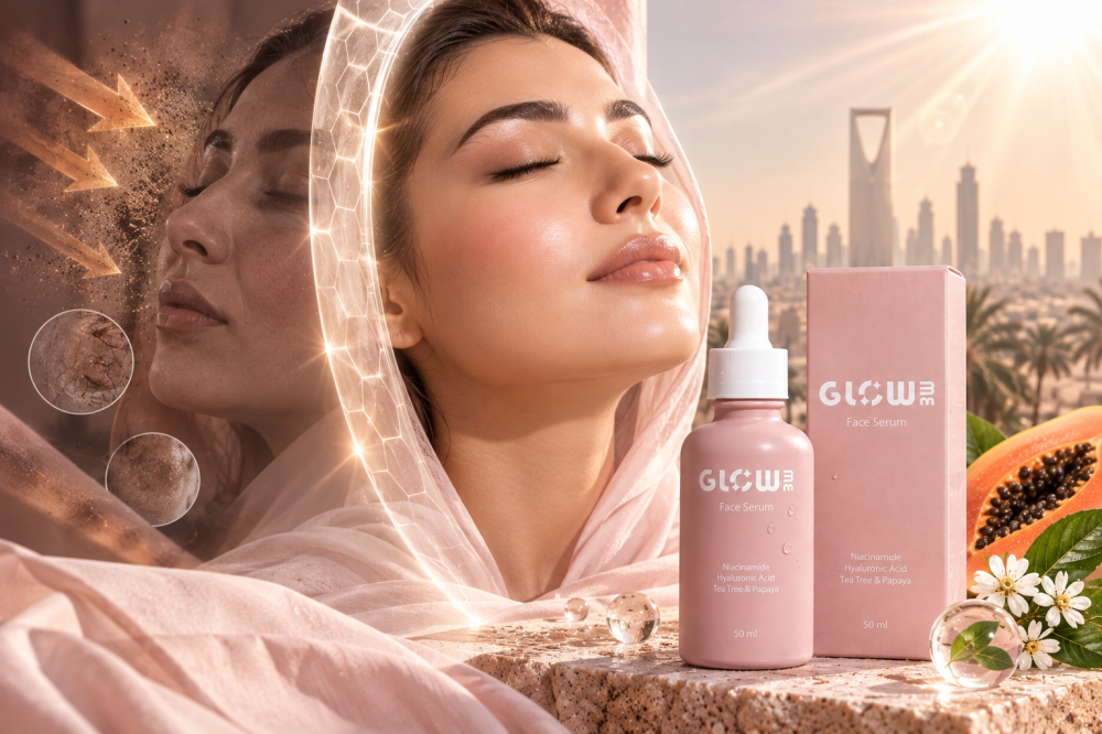 كيف تحمي تركيبة Glow Me المتخصصة وجهكِ من أكسدة وشحوب الظهيرة بالمملكة