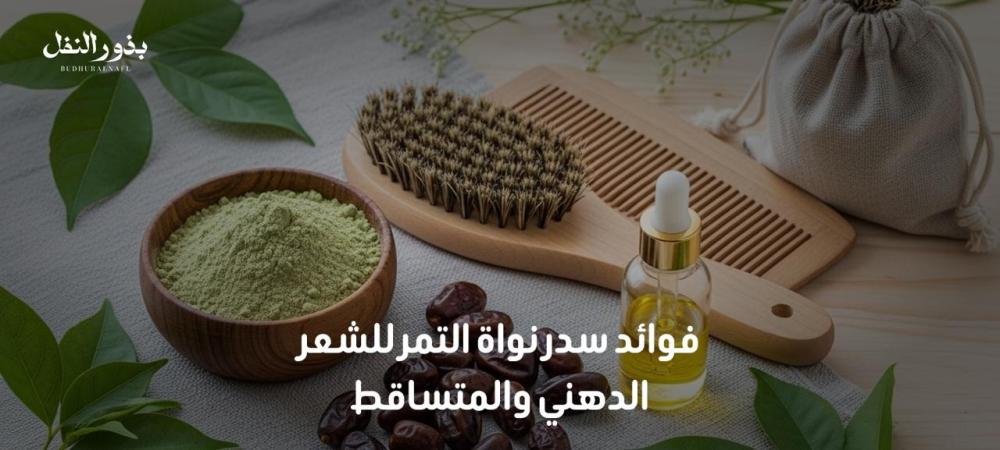 فوائد سدر نواة التمر للشعر الدهني والمتساقط