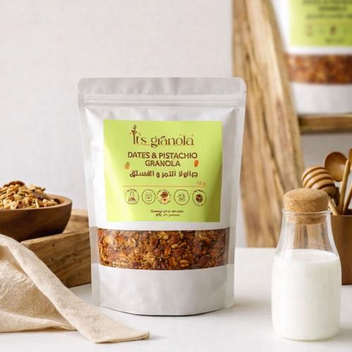جرانولا التمر والفستق - 250 جرام