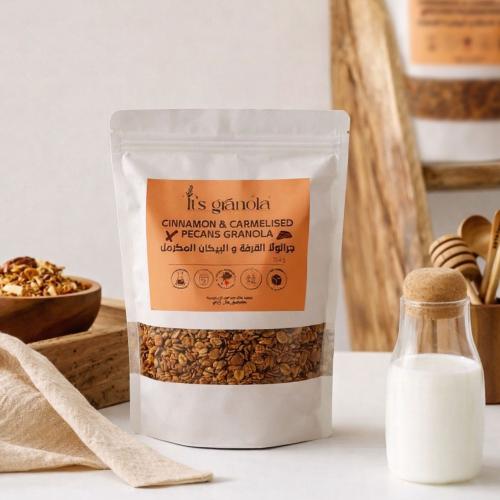 جرانولا القرفة والبيكان المكرمل - 250 جرام