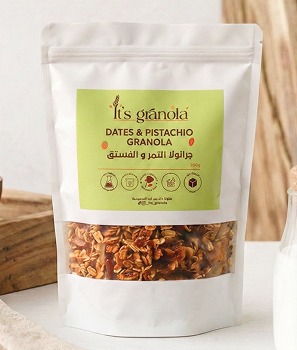 جرانولا التمر والفستق