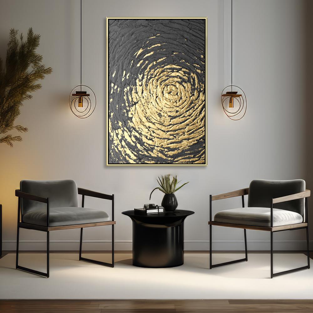 لوحة فن تجريدي تصميم عصري