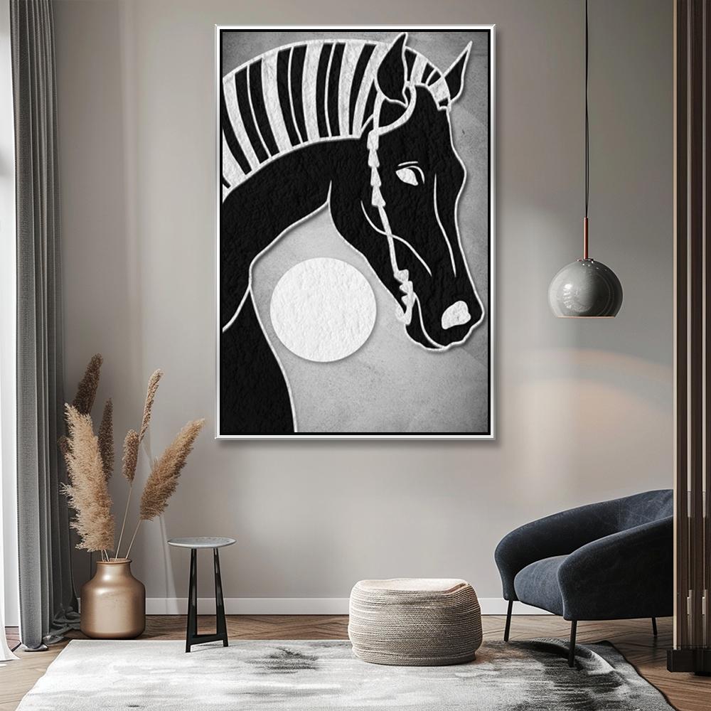 لوحات خيل بتصميم عصري