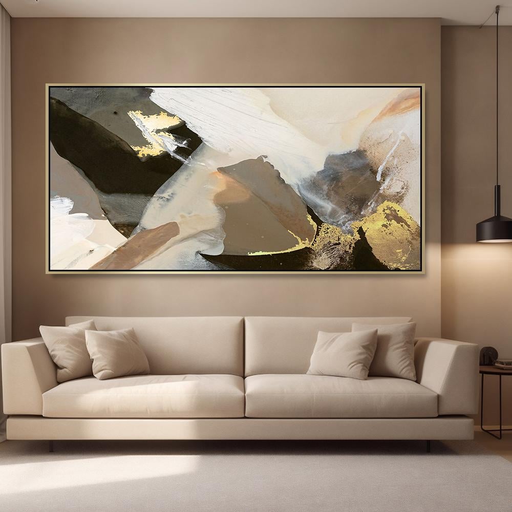 لوحة فن تجريدي بتصميم عصري