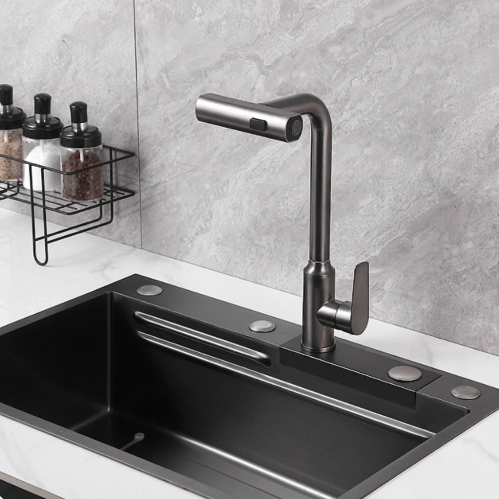 خلاط مطبخ مطري متعدد الاستعمالات رمادي