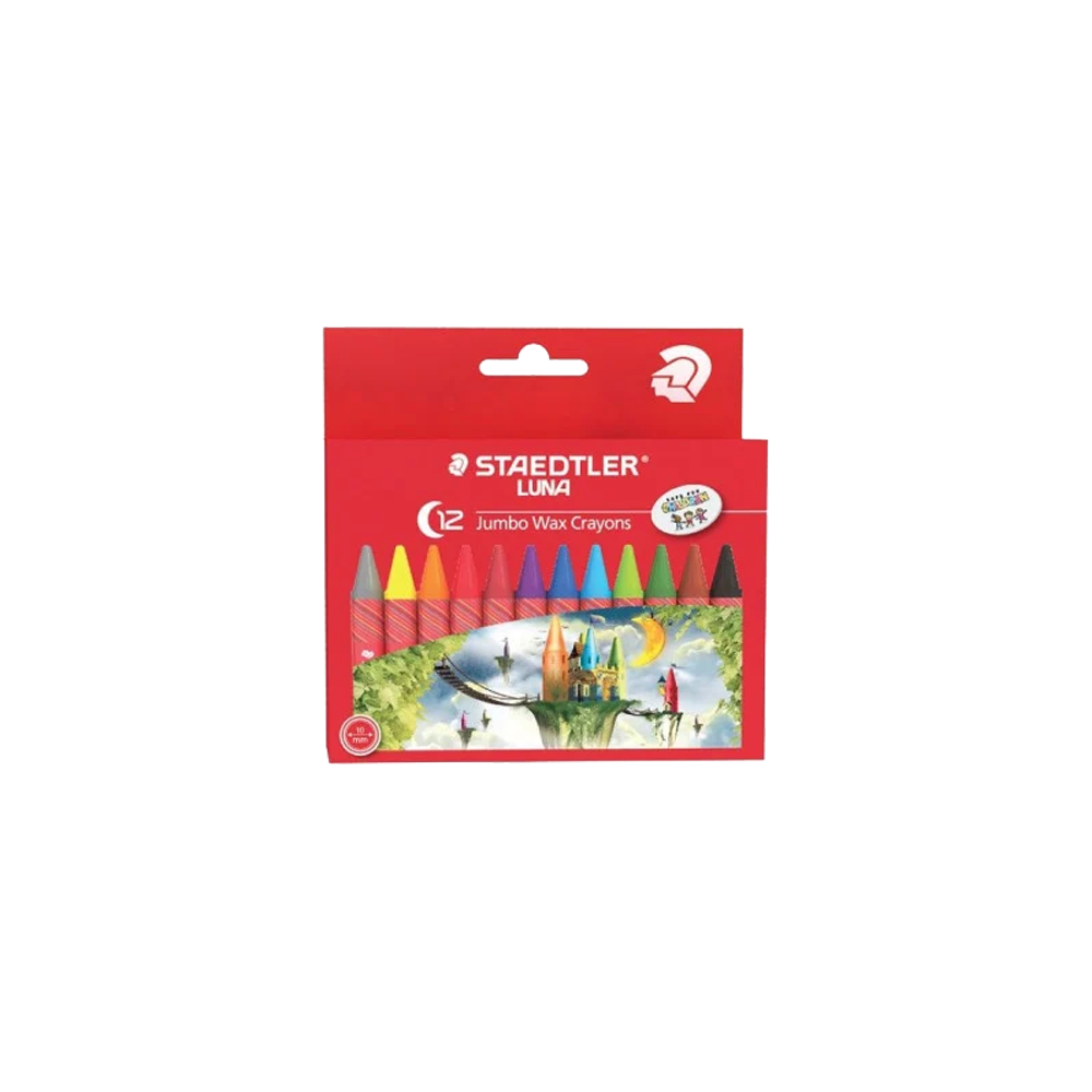 ألوان شمعية 12 لون STAEDTLER JUMBO