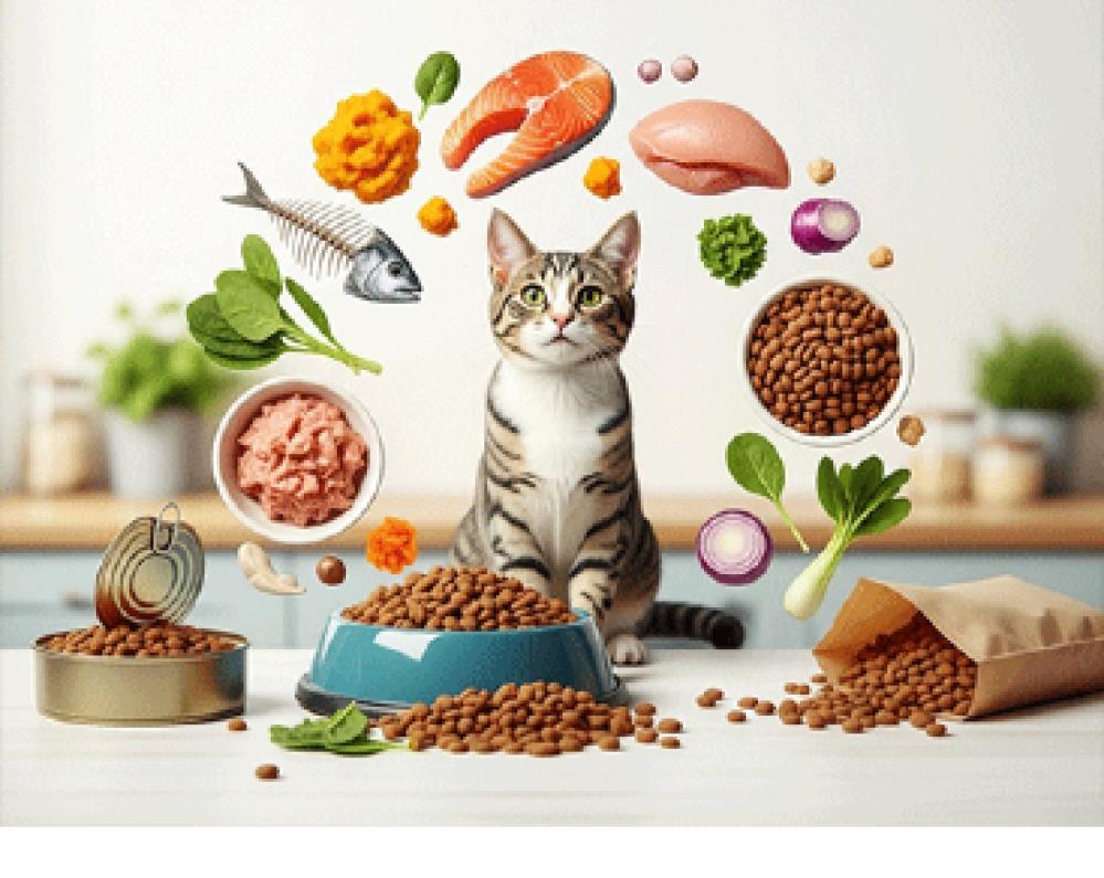 الدليل الشامل لتغذية القطط: كل ما تحتاج معرفته لصحة مثلى