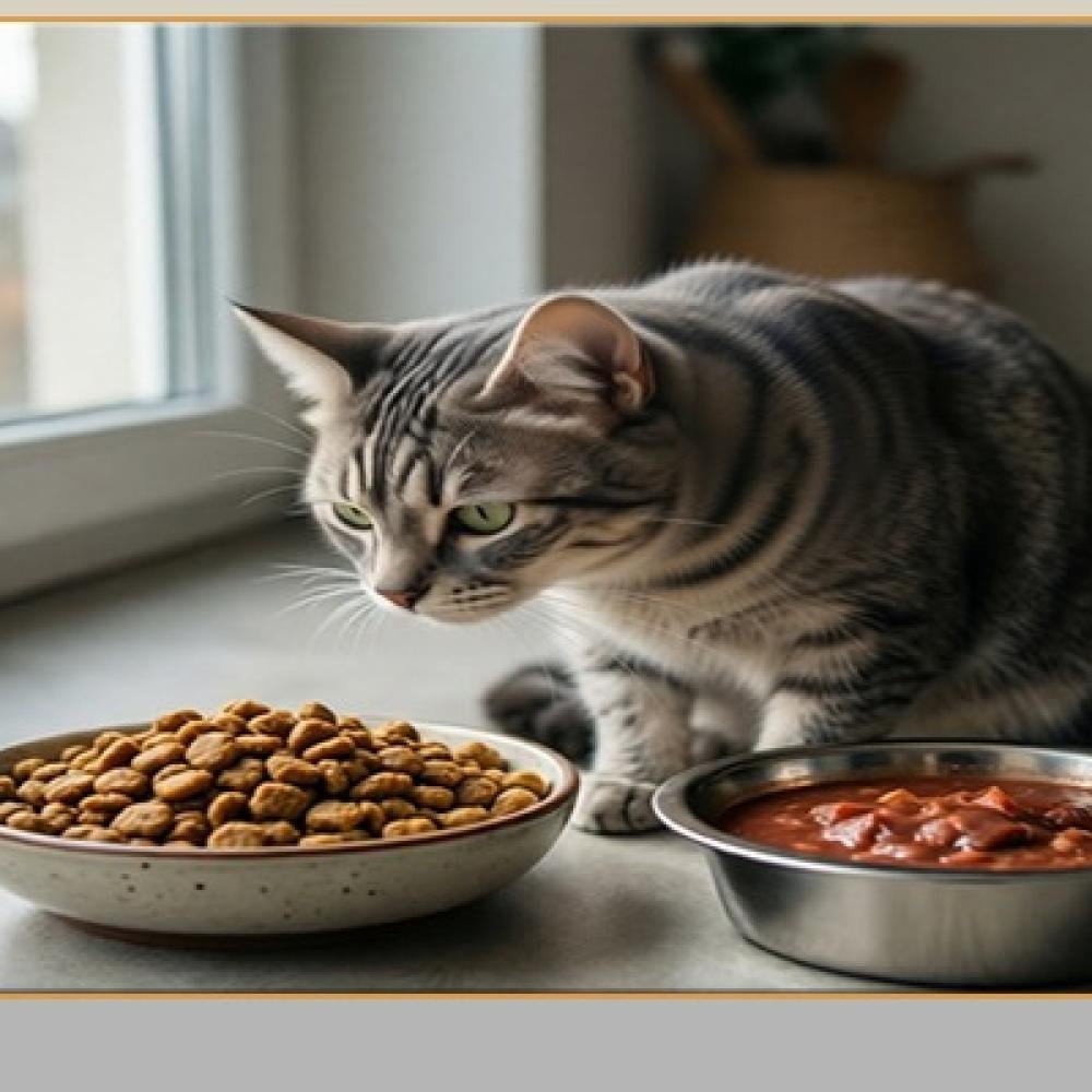 لماذا ترفض قطتك الطعام الجديد؟