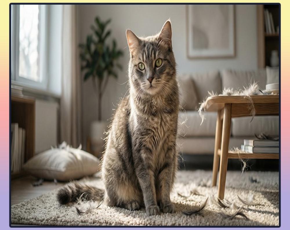 اسباب تساقط شعر القطط بكثرة