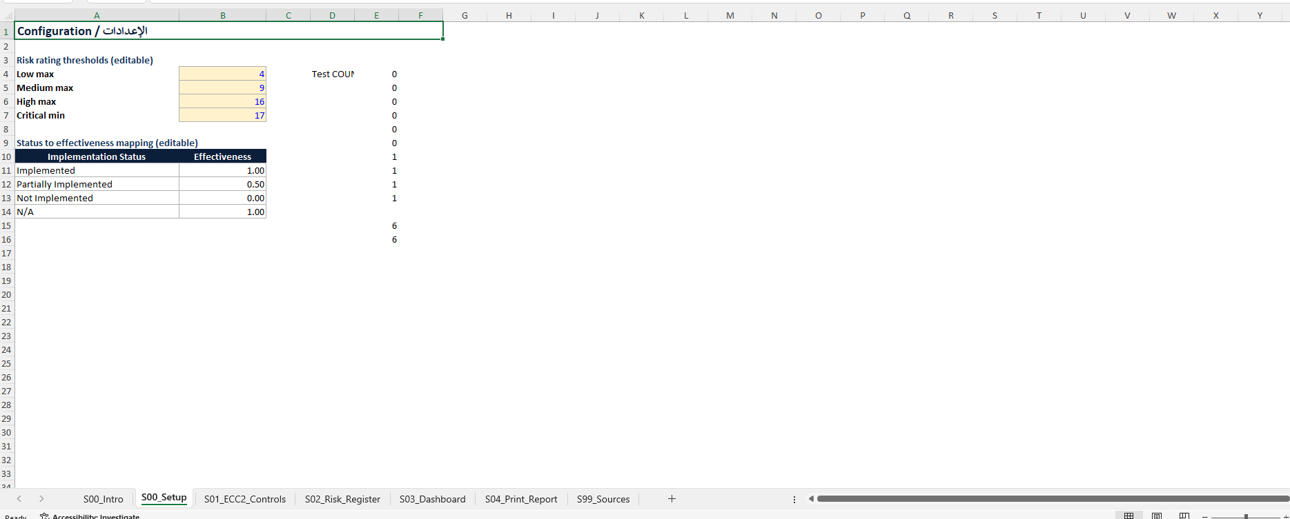 NCA ECC-2 Risk Management Tool | Excel-Based Compliance & Risk Register Toolkit